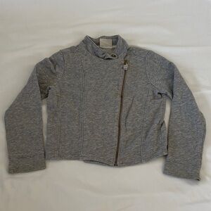 OshKosh B'gosh Heather Gray Button-Up Jacket Size 6